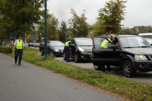 Politie informeert automobilisten over hun actie in Oisterwijk