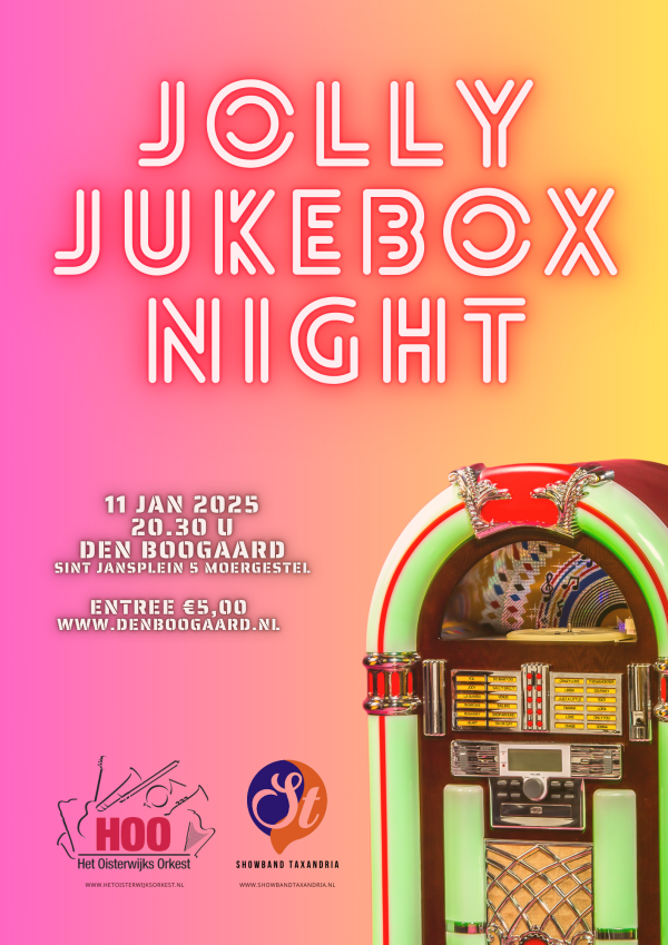 Jolly Jukebox Night met HOO en Taxandria in Moergestel