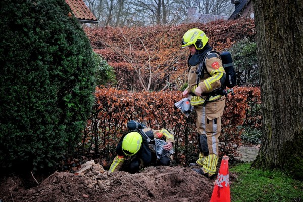 Gaslek in Oisterwijk door aanleg glasvezel